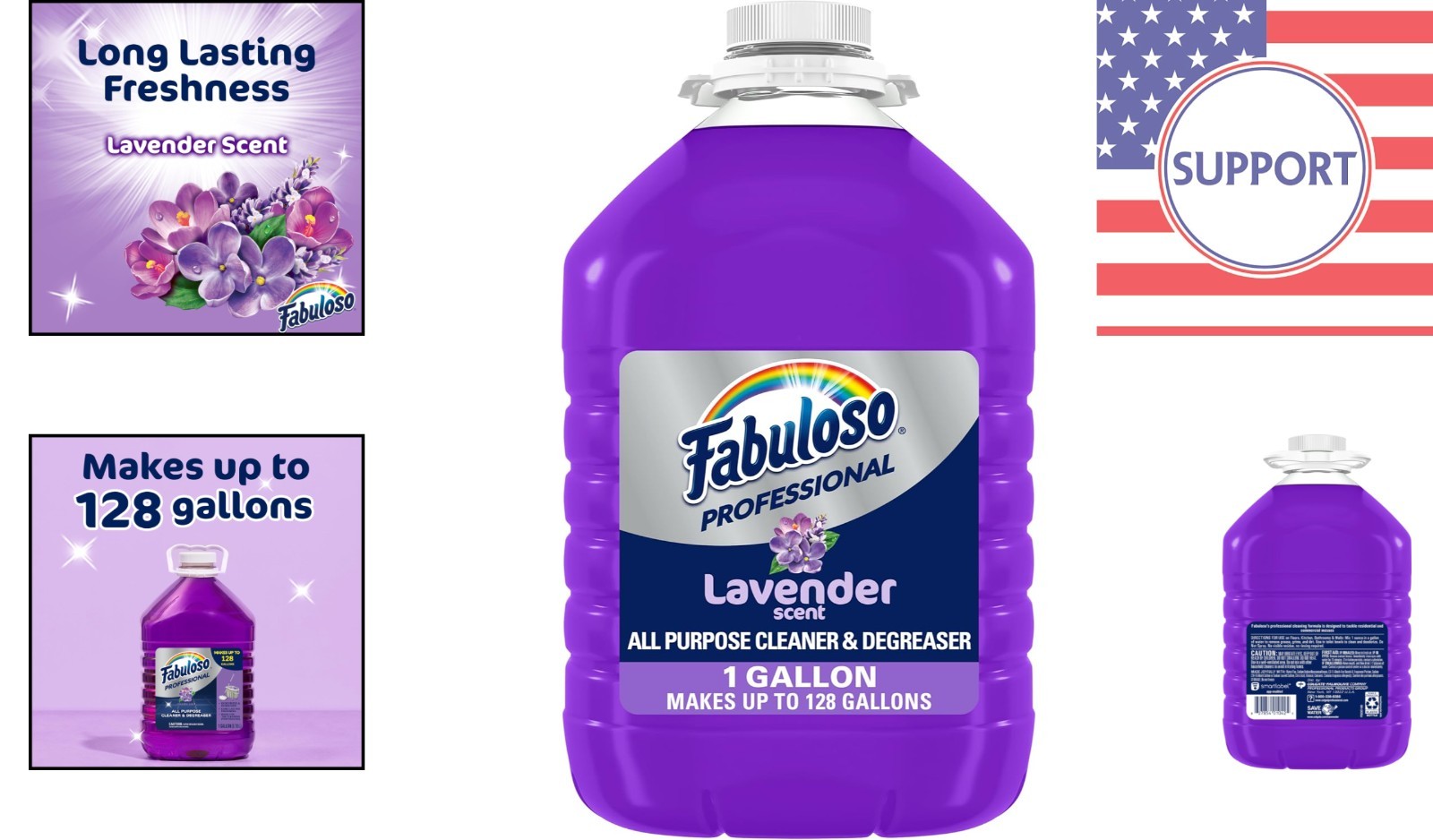 128oz Lavender All-Purpose Cleaner & Degreaser – Residue-Free, Safe for Surfaces