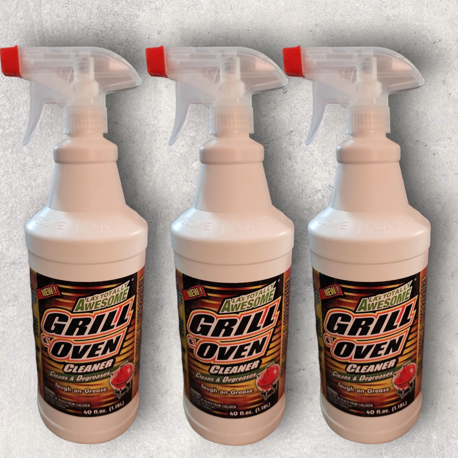 3 X LA’s Totally Awesome Grill and Oven Cleaner- 40 Oz