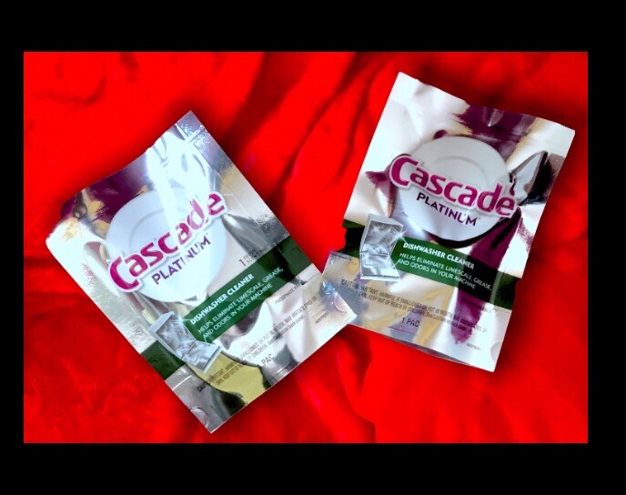 LOT of 2 Packs : Cascade Platinum Dishwasher Cleaner Fresh Scent, 1 Pod Per Pack