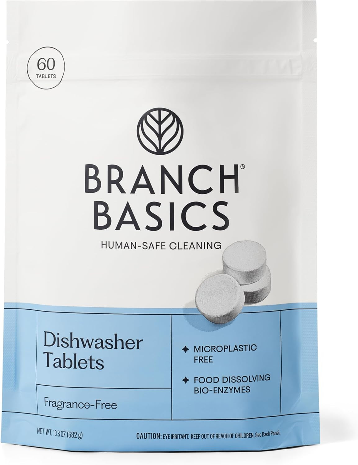 Dishwasher Tablets – 120 Ct | Plastic-Free, Fragrance-Free, Human-Safe | Deliver