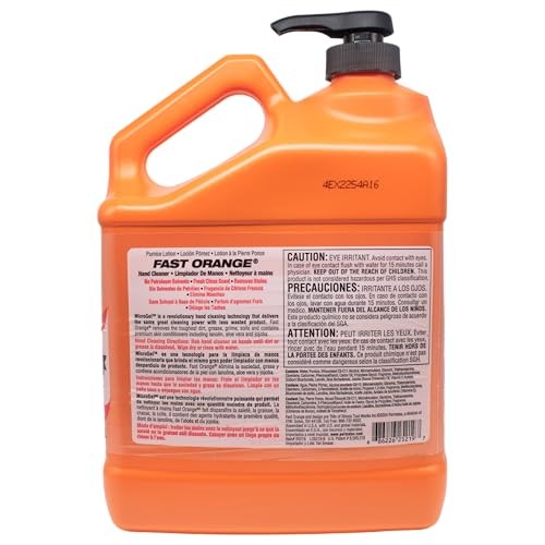 25219 Lotion, Heavy Duty Hand Cleaner, Natural 128 Fl Oz (Pack of 1) Pumice