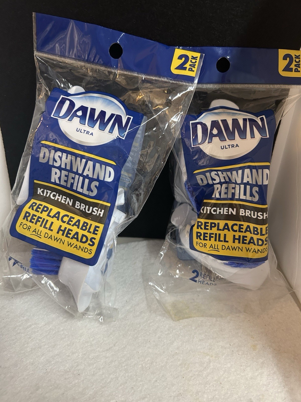 Dawn Ultra Dish Wand Refills Lot Of 2 Kitchen Brush Heads New Sealed 2 Packs