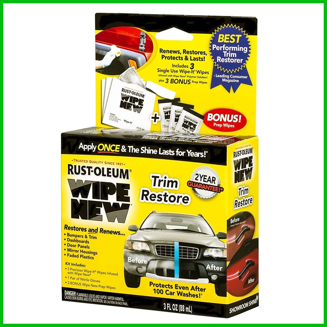 Wipe New Trim Restorer Wipe-On Applicator (1)