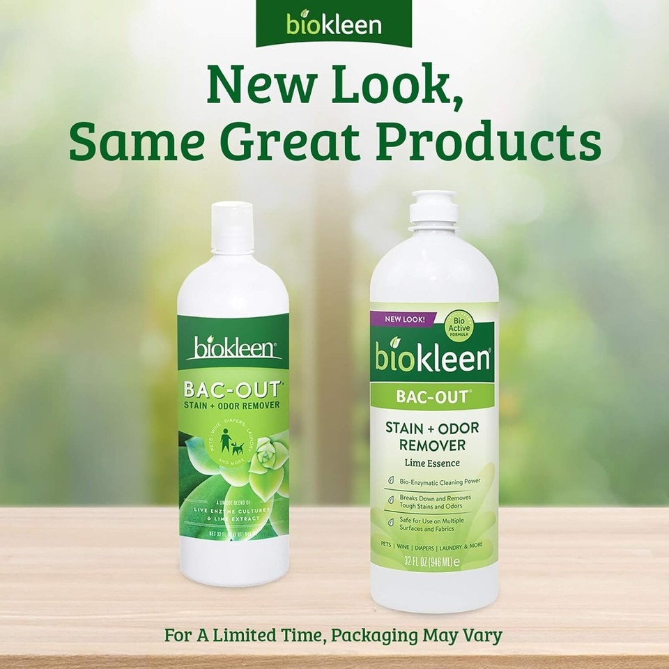 Biokleen Bac-Out Stain+Odor Remover Lime Essence, 16 FL OZ