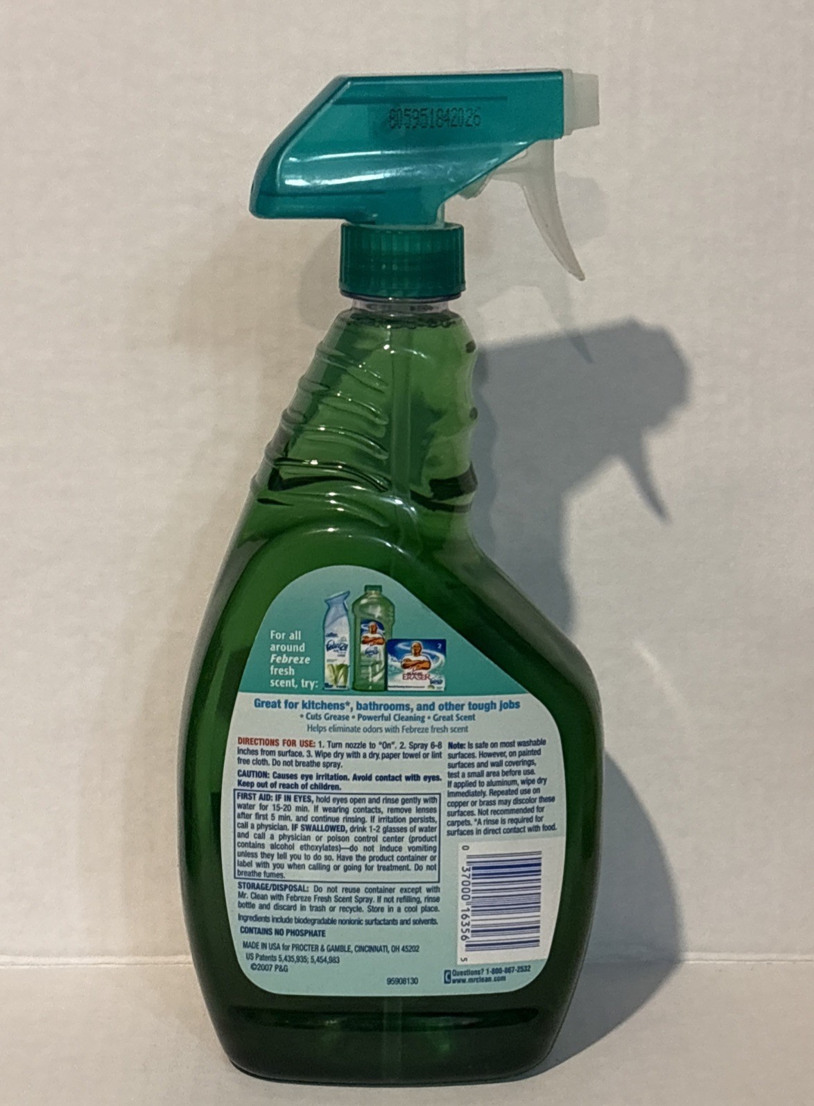 Mr Clean with Febreze Powerful Multi-Surface Cleaner Spray Meadows & Rain 32oz