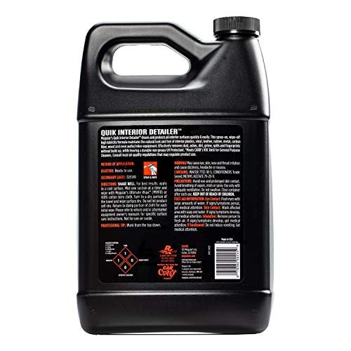 Quik Interior Detailer 3.79L – Safe Cleaner for All Interior Surfaces, Fast Dryi