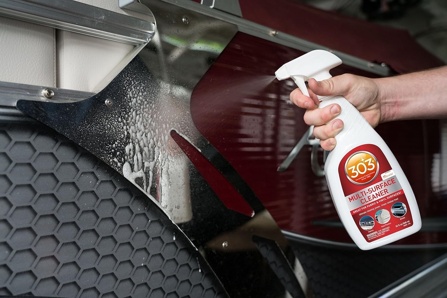 303 Marine Multi-Surface Cleaner Spray, 32 oz – Rinses Residue-Free for Fabrics