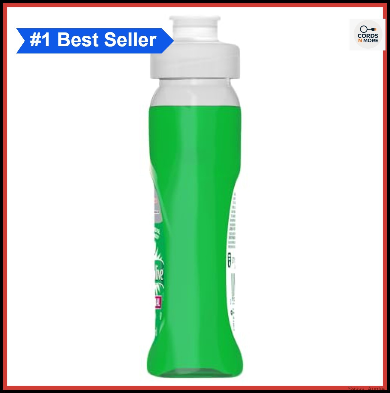 Dish Soap Liquid Original Scent 3 oz Travel Size Bottles Case of 72 Kitchen