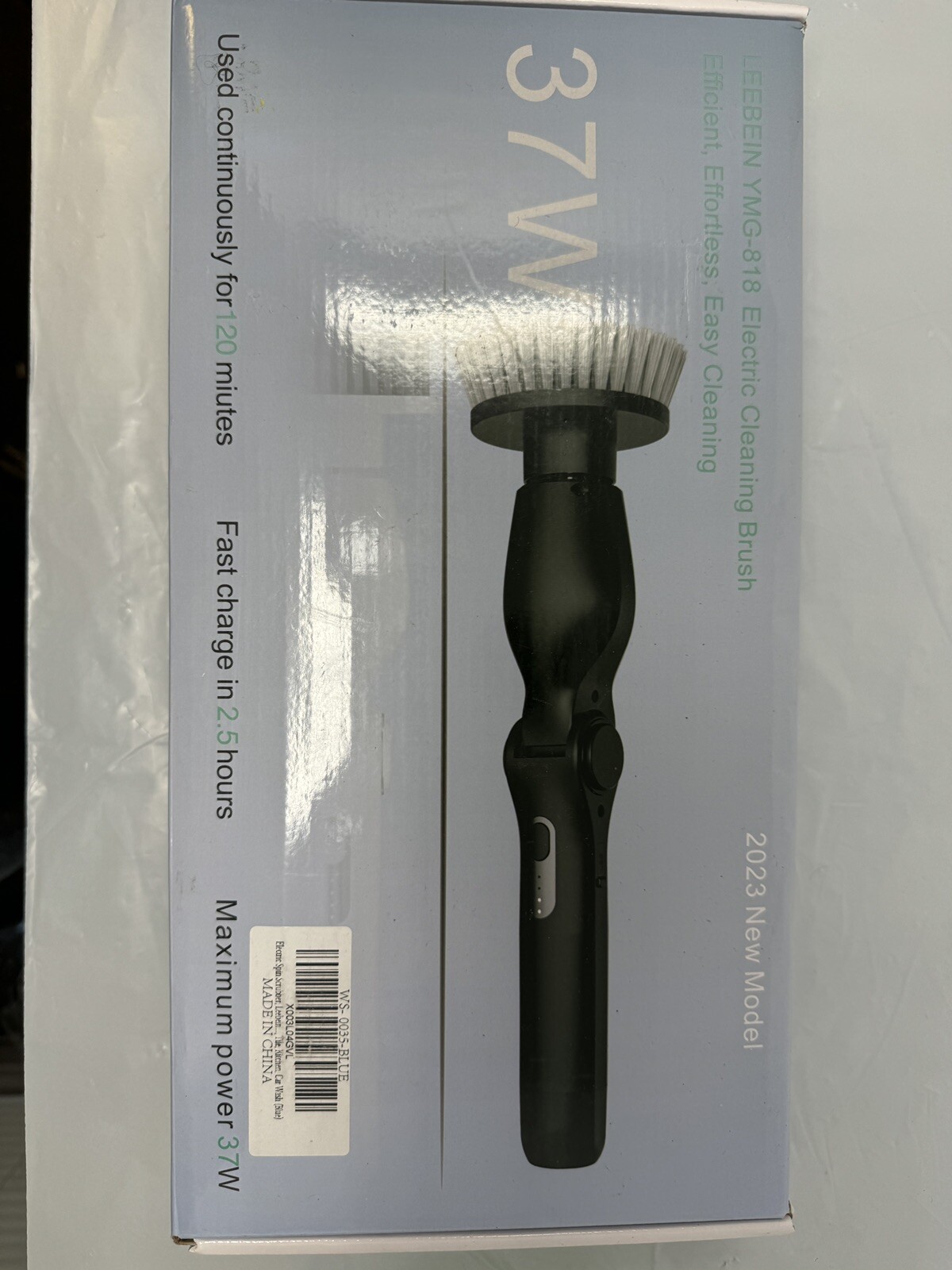 Leebein Electric Spin Scrubber Cordless Cleaning Brush with 8 Replaceable Bru…