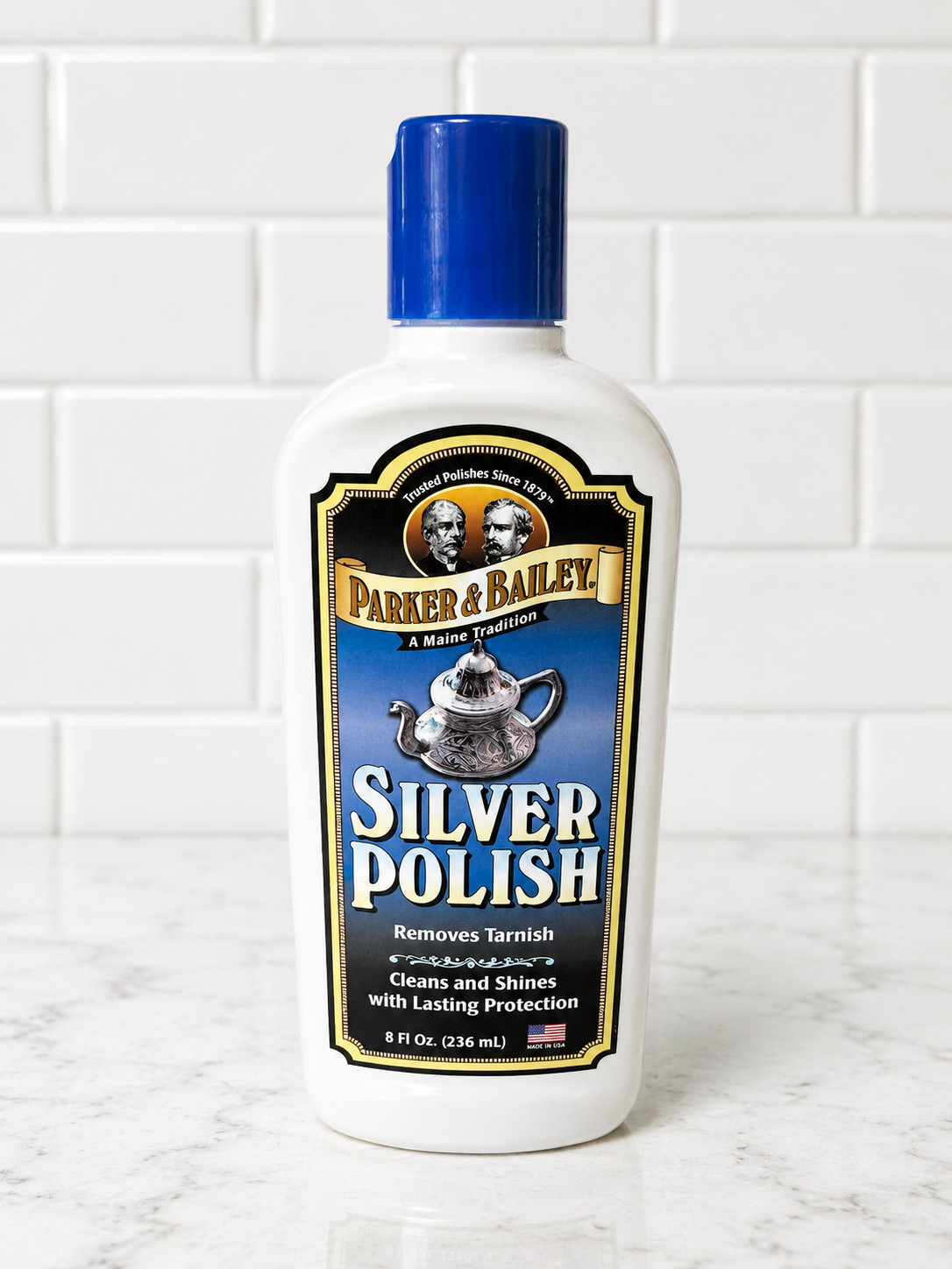 Parker and Bailey Silver Polish Cleaner Tarnish Remover Jewelry Cleaner 8 oz NEW