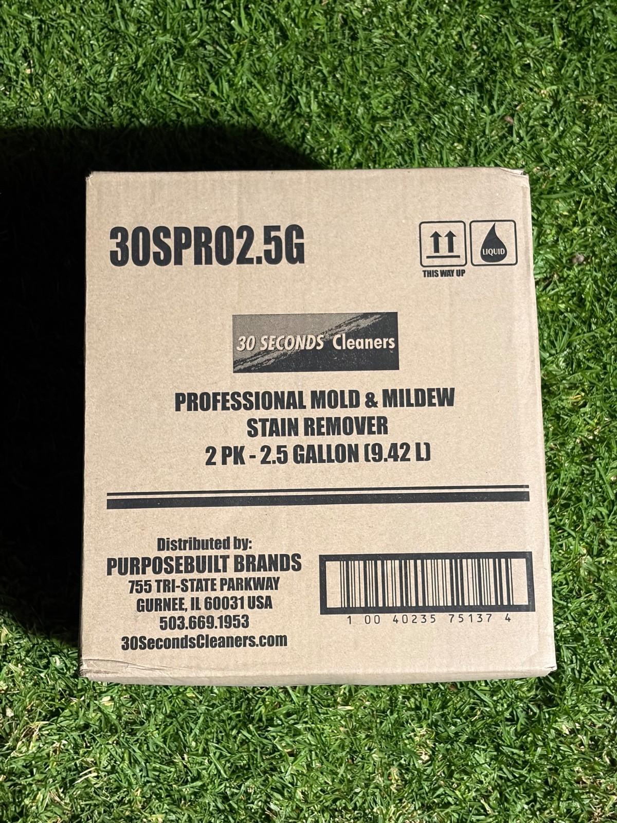 2 PACK 2.5 Gal Professional Outdoor Cleaner | Mold and Mildew Stain Remover