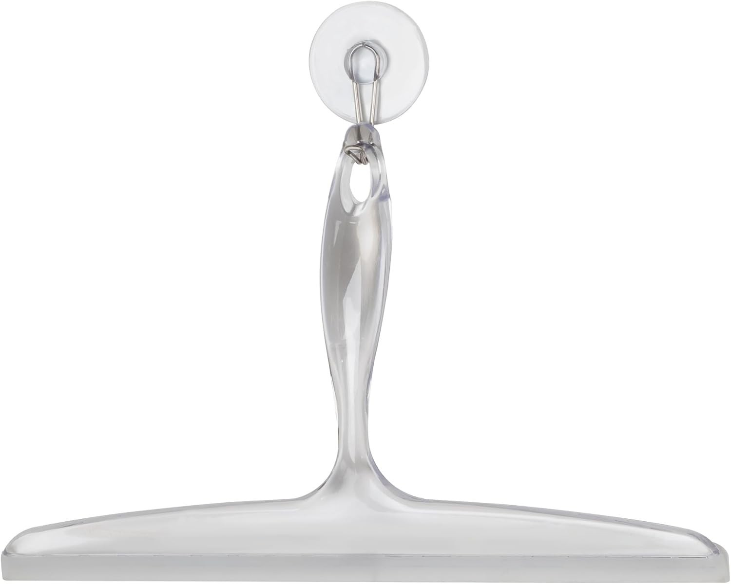 Versatile 12″ Bath Squeegee for Shower & Mirrored Surfaces – Suction Hook Holder