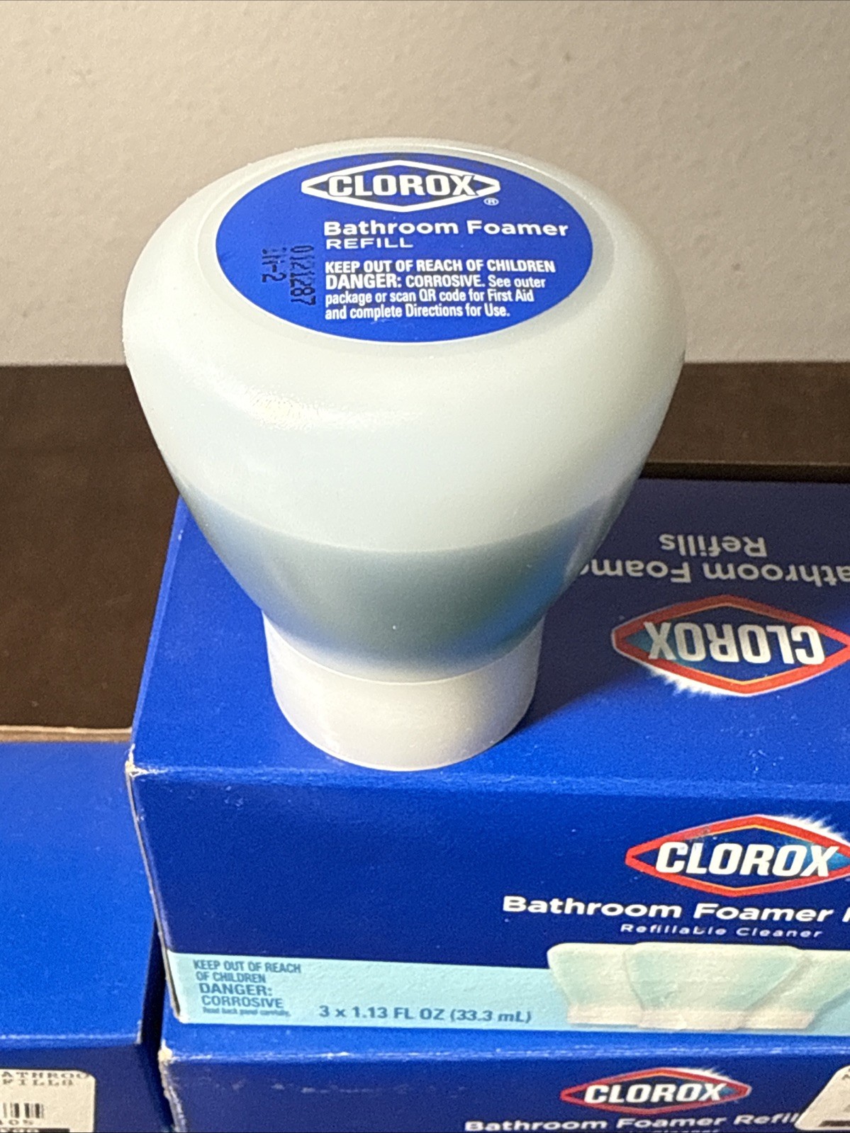 Clorox Bathroom Foamer Refills RAIN CLEAN Lot of 18 (6 x 3 per box) NEW