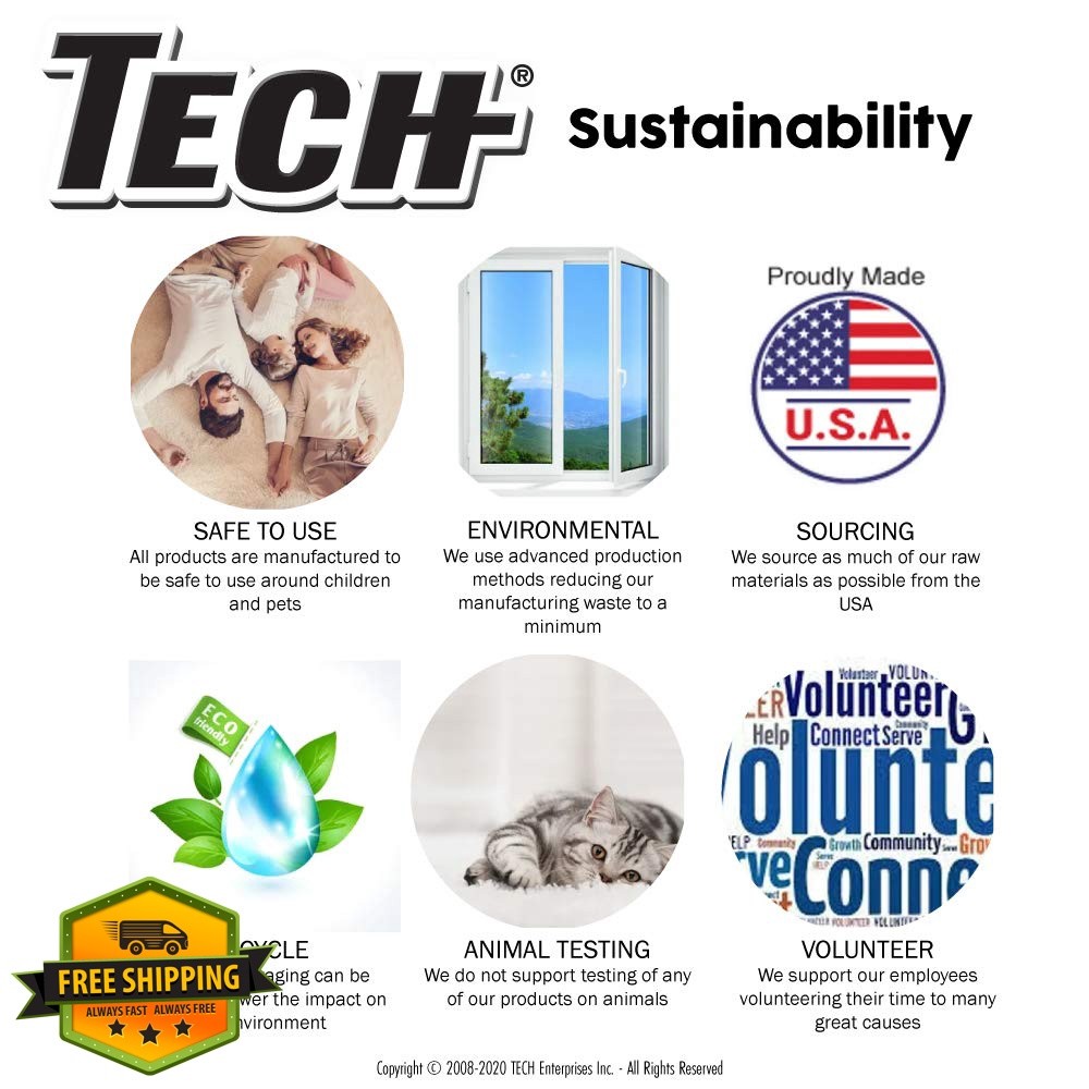 TECH Stain Remover 16 fl oz (2×8 oz)