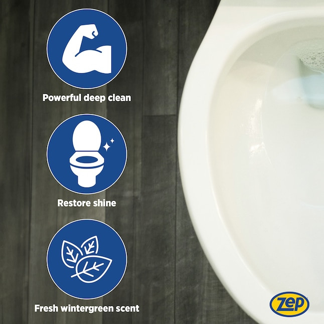 Zep Acidic Toilet Bowl Cleaner Professional-Grade Acidic Gel – 32 fl oz