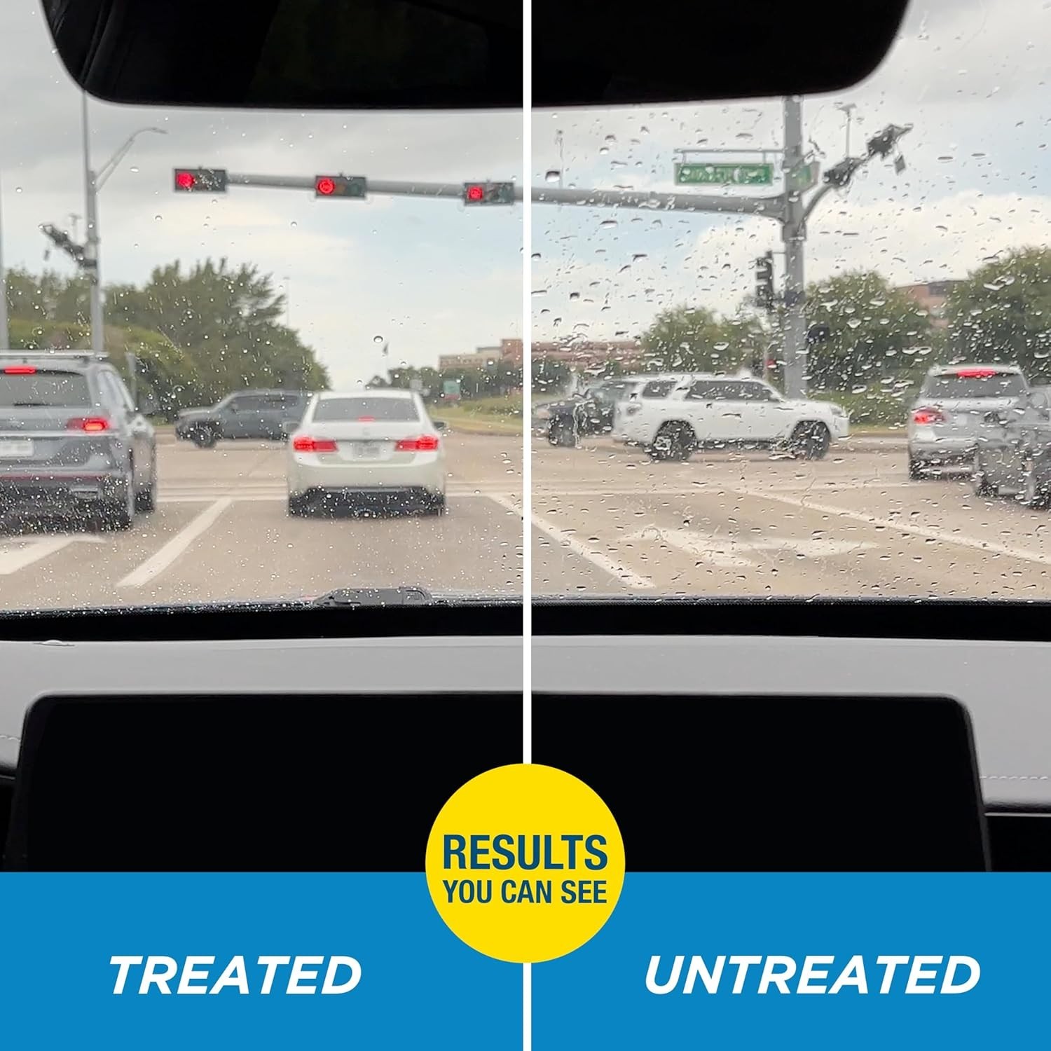 Experience Streak-Free Clarity with Rain-X 2-in-1 Glass Cleaner & Rain Repellent
