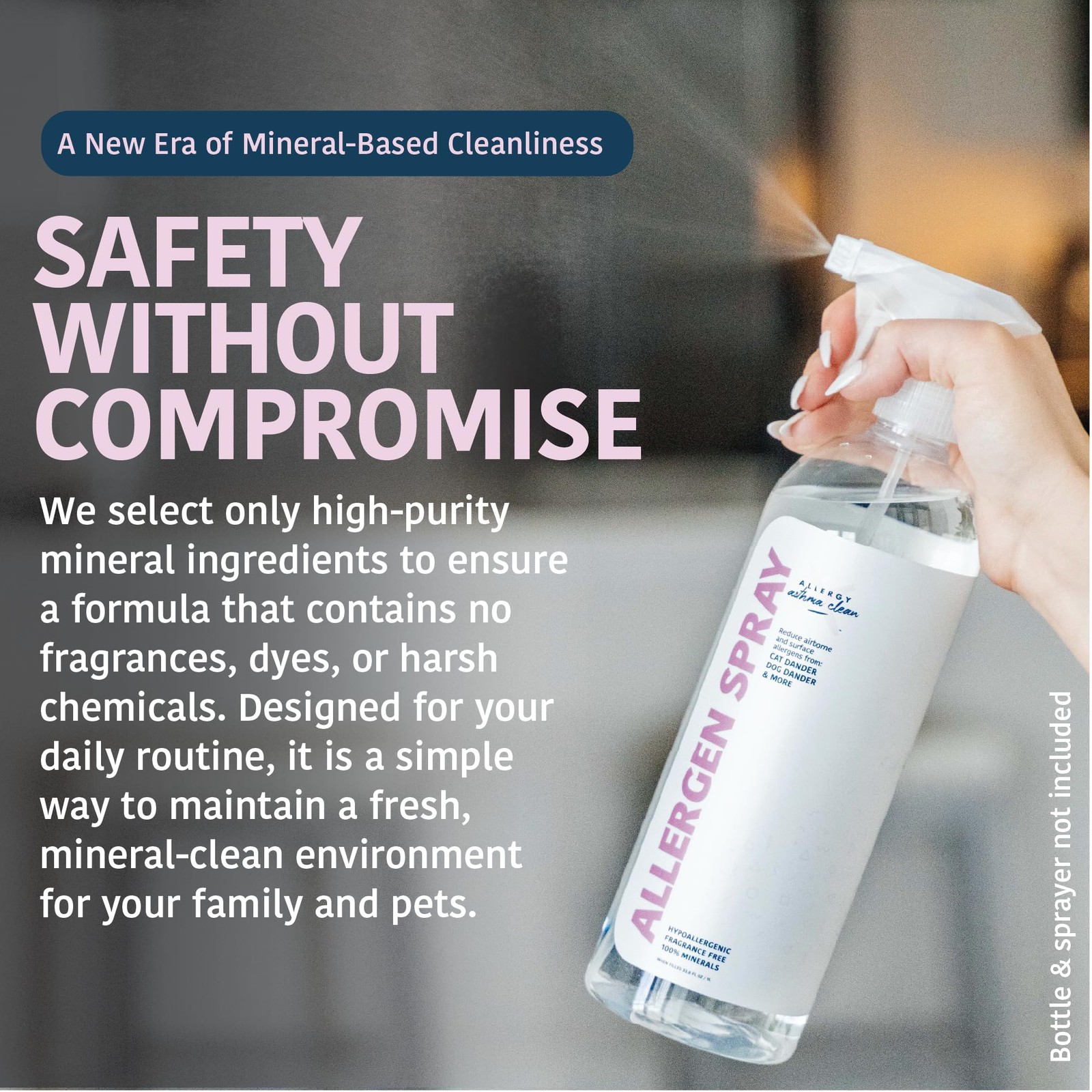 Allergen Spray Concentrate 2 Pack Home Allergy and Asthma Cleaner Refill