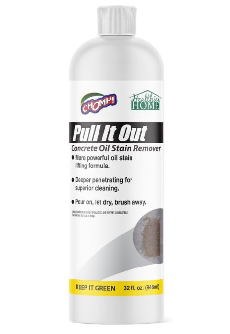 Chomp Pull It Out Oil/Stain Remover for Concrete, Grease, Remover for Garage …