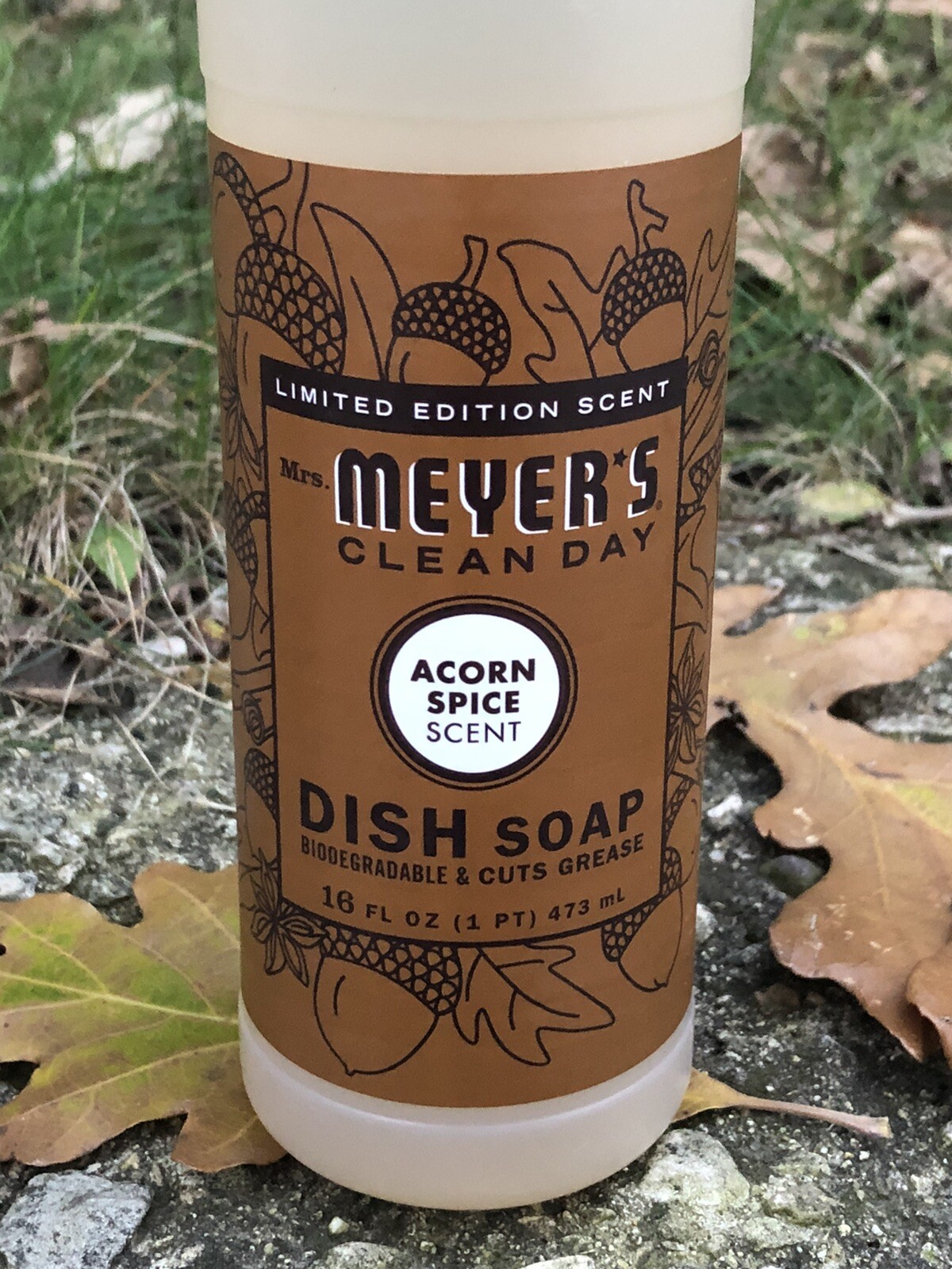 (4) Mrs Meyers Acorn Spice Multi Surface Spray Hand Dish Soap Room Freshener