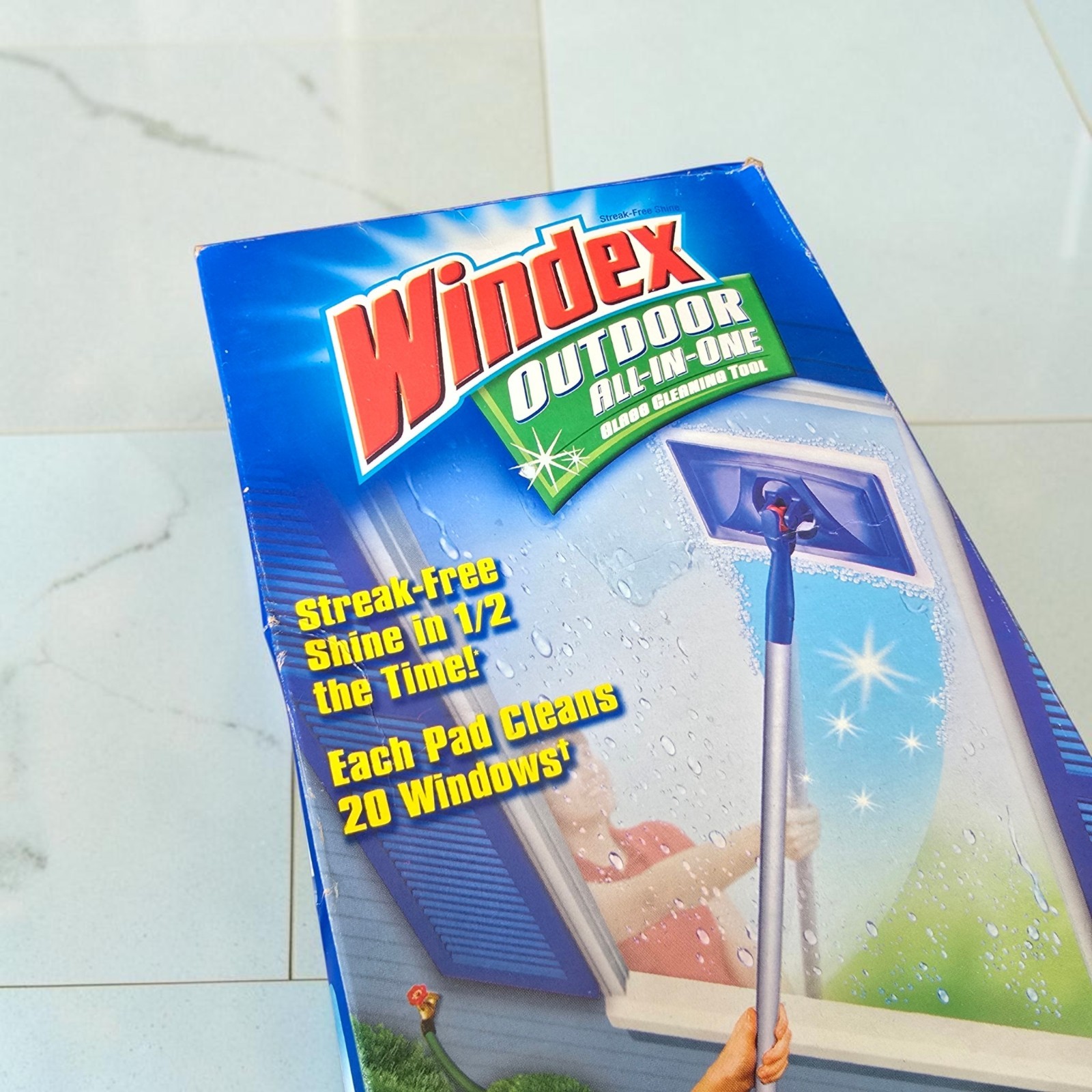 Windex Outdoor All-In-One Glass & Window Cleaner Tool Starter Kit | New Sealed