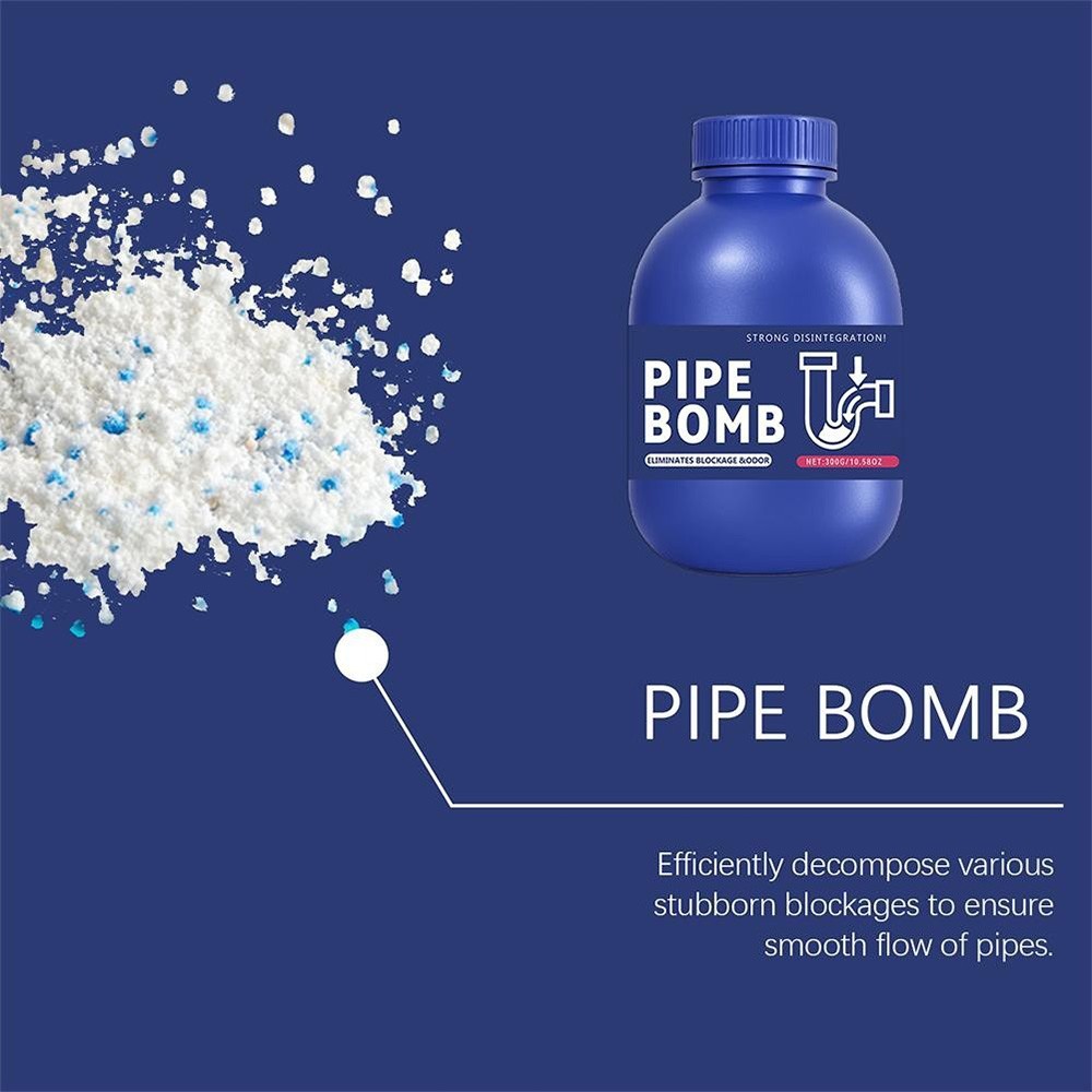 Fast Drain Remover Sink Dredge Pipe Cleaning Powder Clean Sewers Eliminate Odors