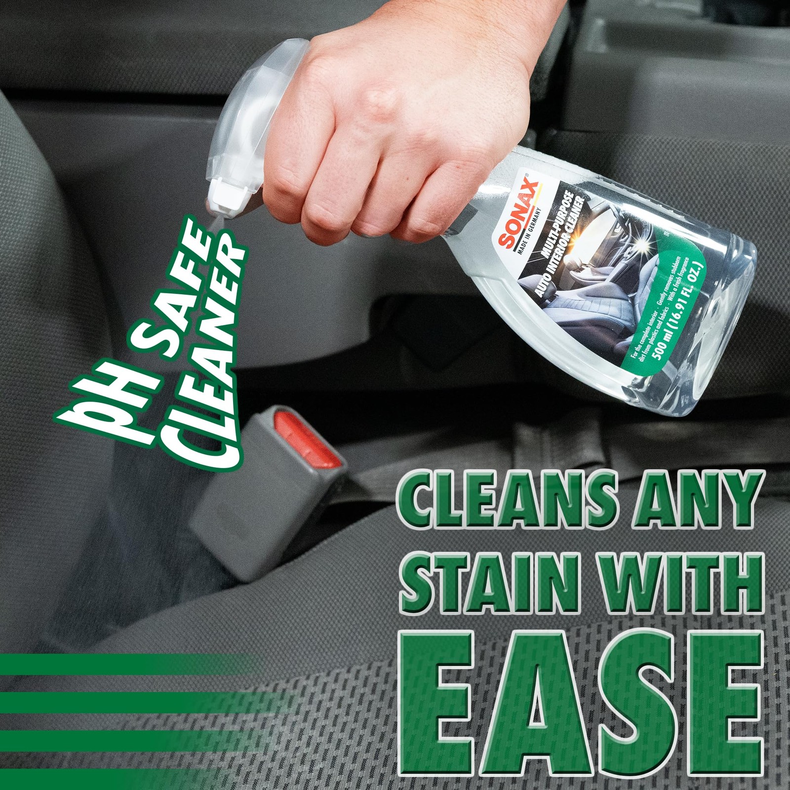 Multi-Purpose Interior Cleaner 321200 | Powerful Stain Remover & Deodorizer f…