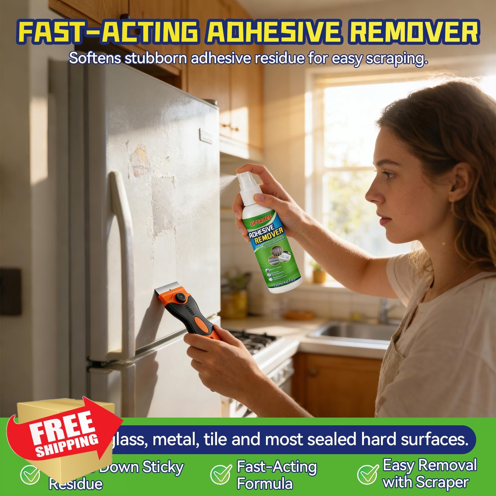 ECMOOMCE Adhesive Remover Spray Kit