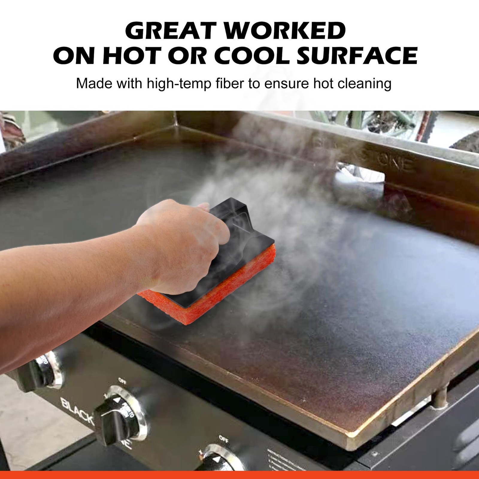 Griddle Cleaning Pads for Blackstone Flat Top, Non-Scratch Grill Scrub Pads, …