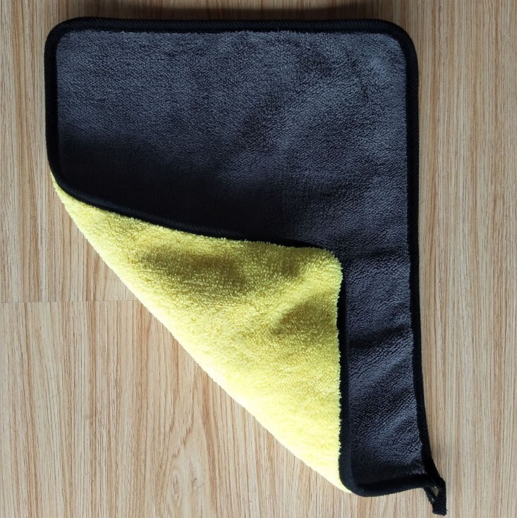 Two-color Double-sided Car Dual-use Cleaning Micro Fiber Towel No Scratches