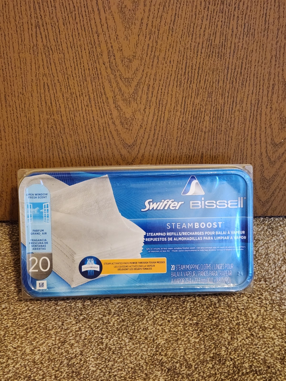 NEW Swiffer Bissell Steam Boost Steampad Refills Open Window Fresh Scent 20ct