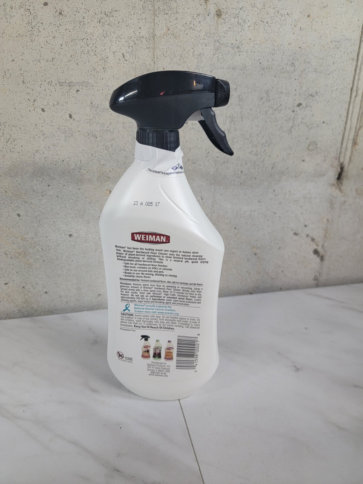 NEW Weiman Hardwood Floor Cleaner With A Trigger Spray 27oz Discontinued