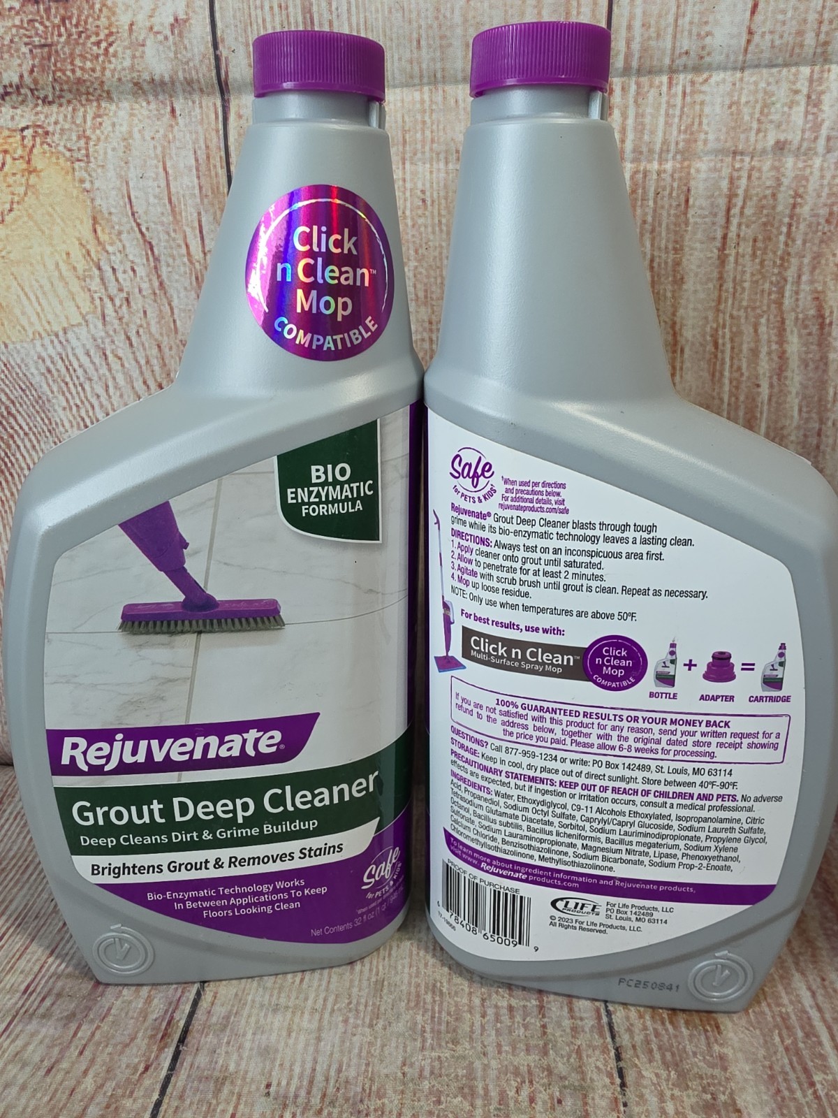 2pk Rejuvenate Grout Deep Cleaner 32 Fl Oz Bio Enzymatic Formula