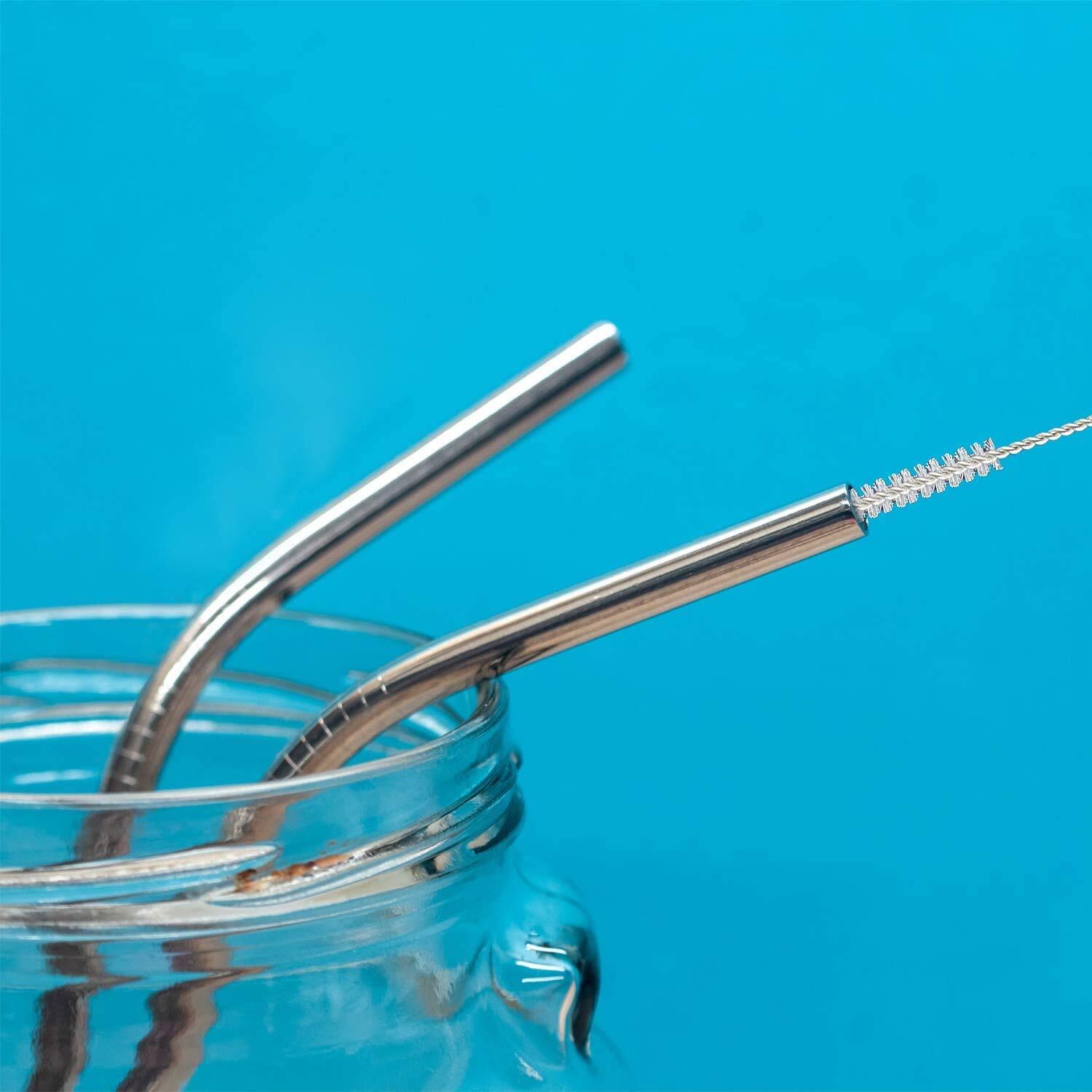 2-Pack 60” Flexible Tube Cleaning Brushes – Stainless & Nylon for Aquariums &…