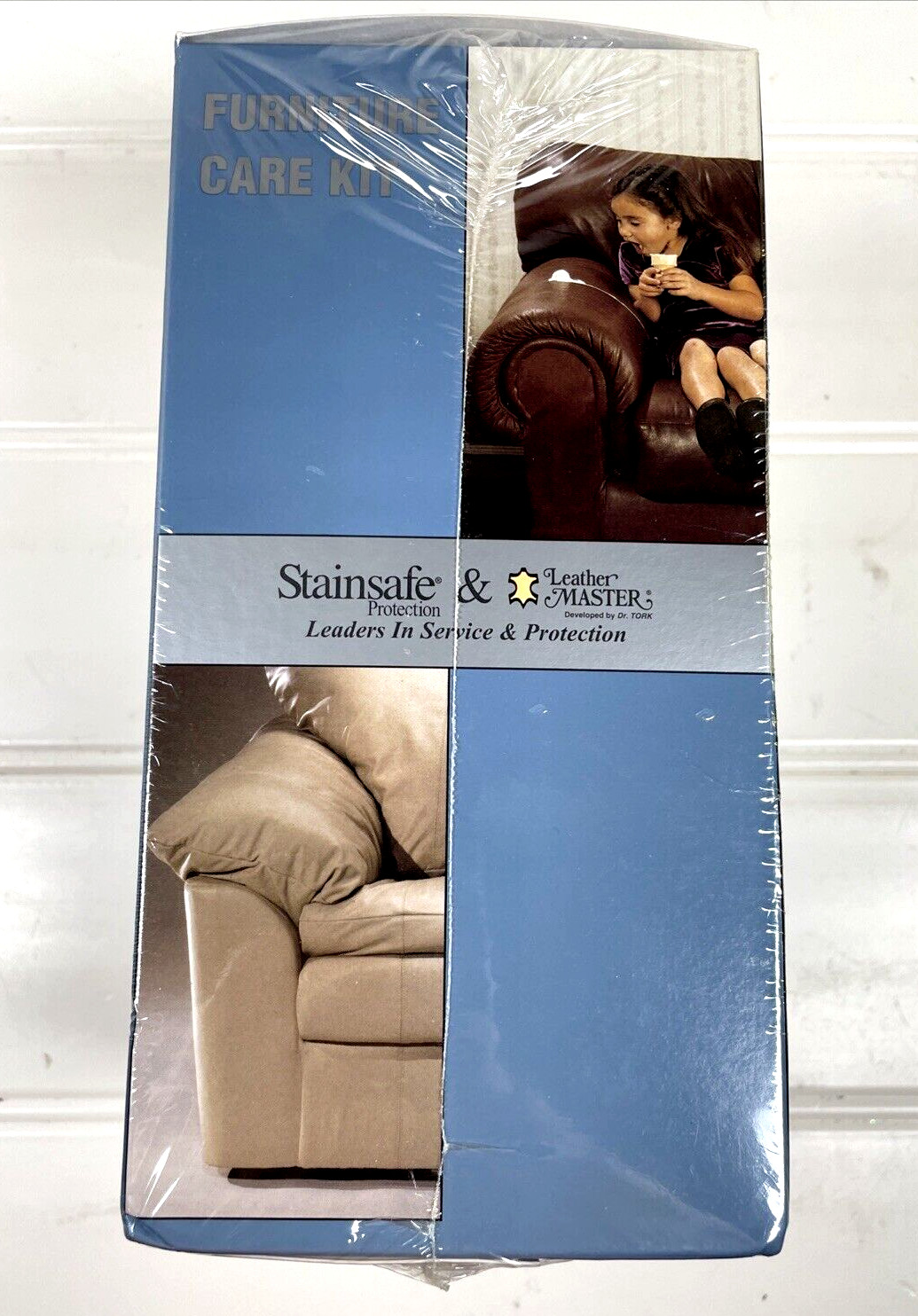 Stainsafe Leather Care Kit Leather Master Cleaner Protector NEW Sealed