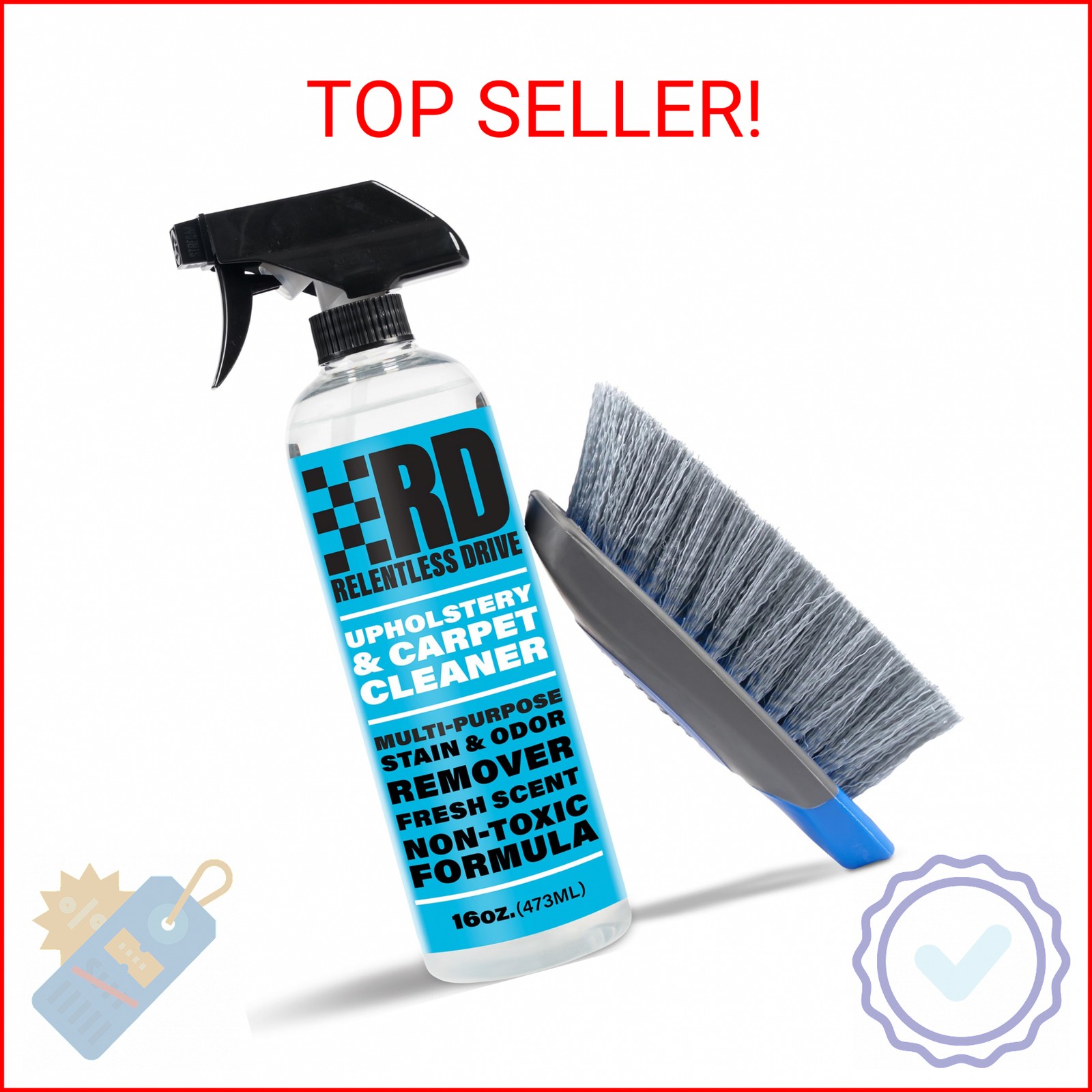 Relentless Drive Car Carpet Cleaner & Car Upholstery Cleaner