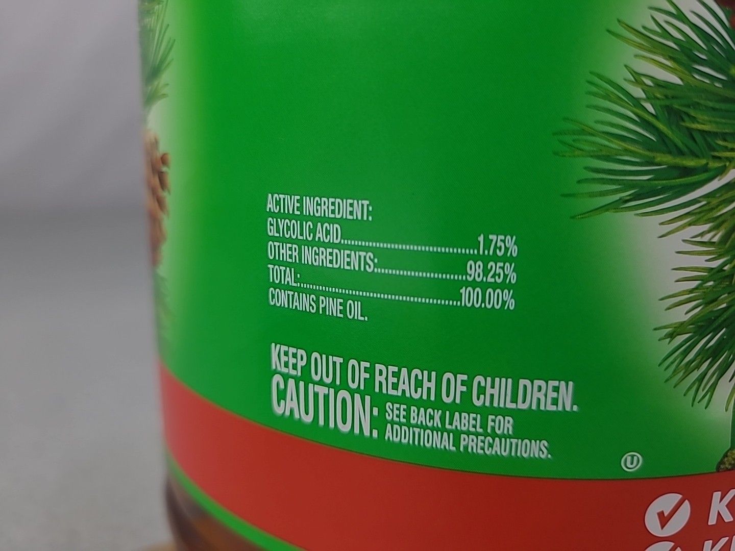 Pine Sol 100oz ORIGINAL Formula with PINE OIL Glycolic Acid Cleaner .