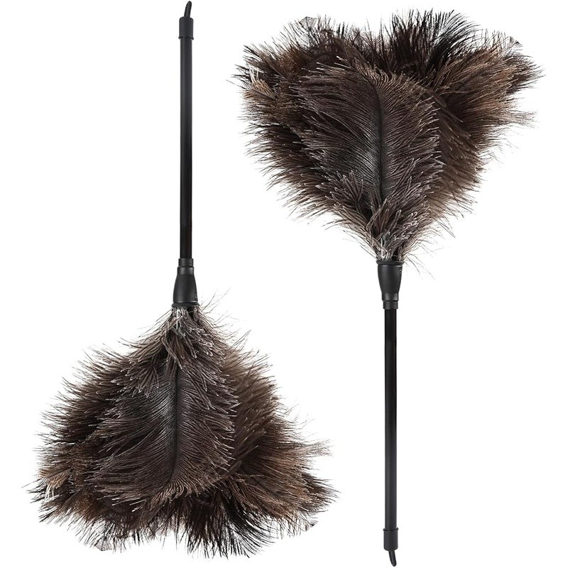 High Quality Ostrich Feather Duster Lightweight Soft Cleaning Tool Home Office