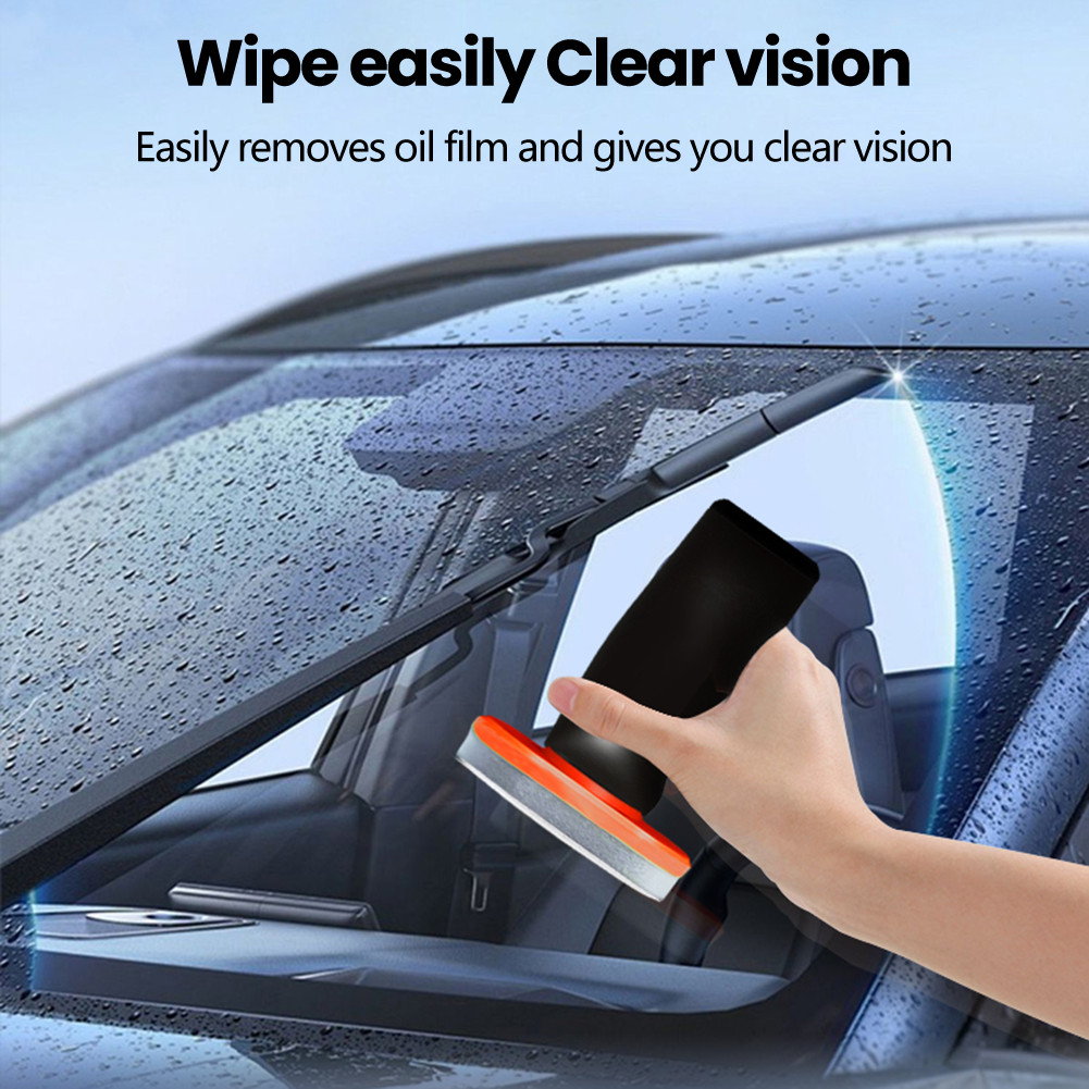 New Automotive Oil Film Cleaner Car Windshield Oil Film Remover w/ Brush Head