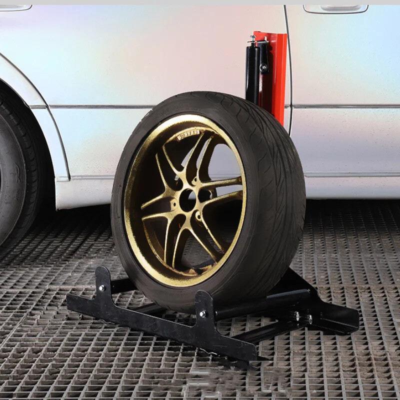 Professional Car Tire Wheel Hub Cleaning Rack Rotating Rolling Wheel Hub