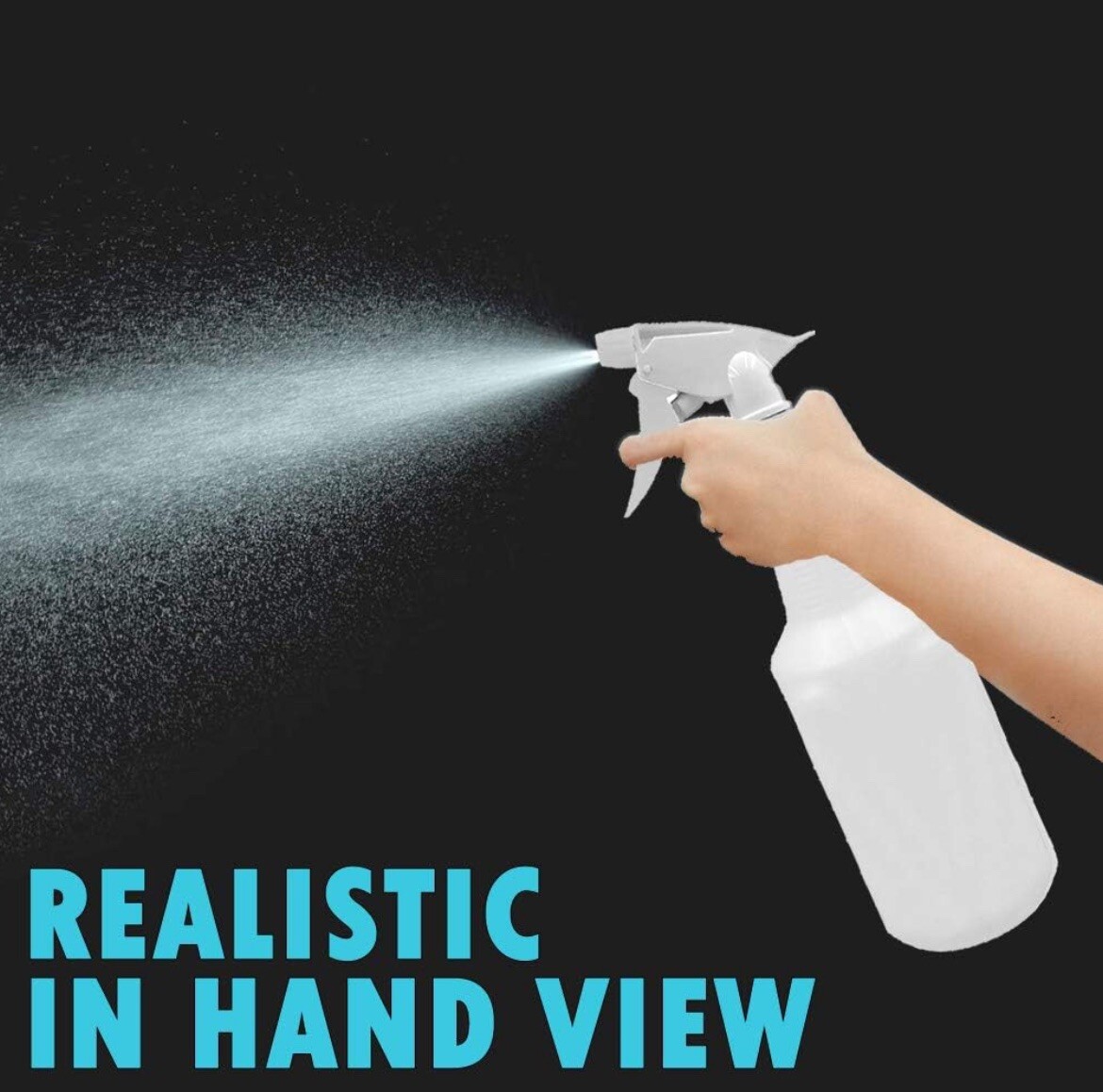 Upside Down Spray Bottles Empty Plastic Bottle Mixed Colors Mist Sprayer 16