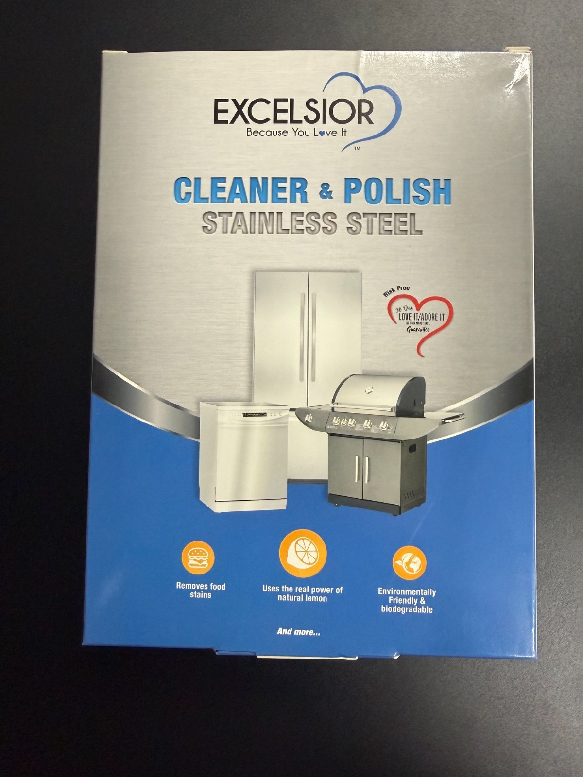 Excelsior Stainless Steel Cleaner & Polish Kit
