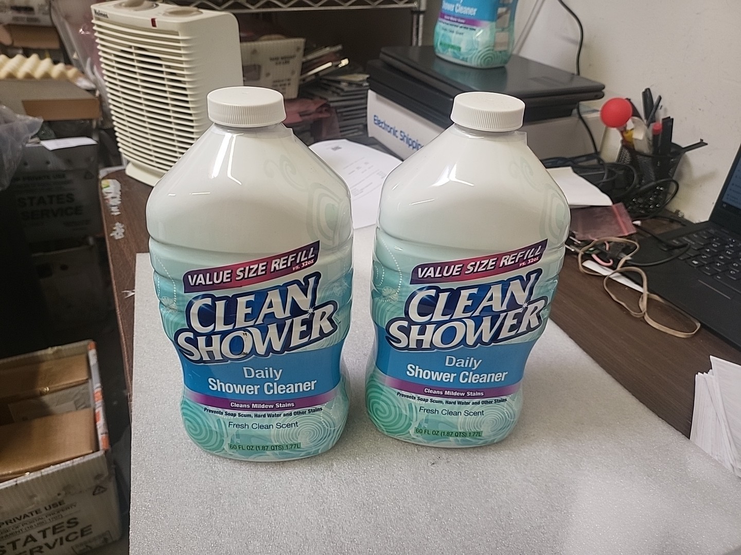 Clean Shower Daily Shower Cleaner Refill, 60 fl oz – Pack of 2