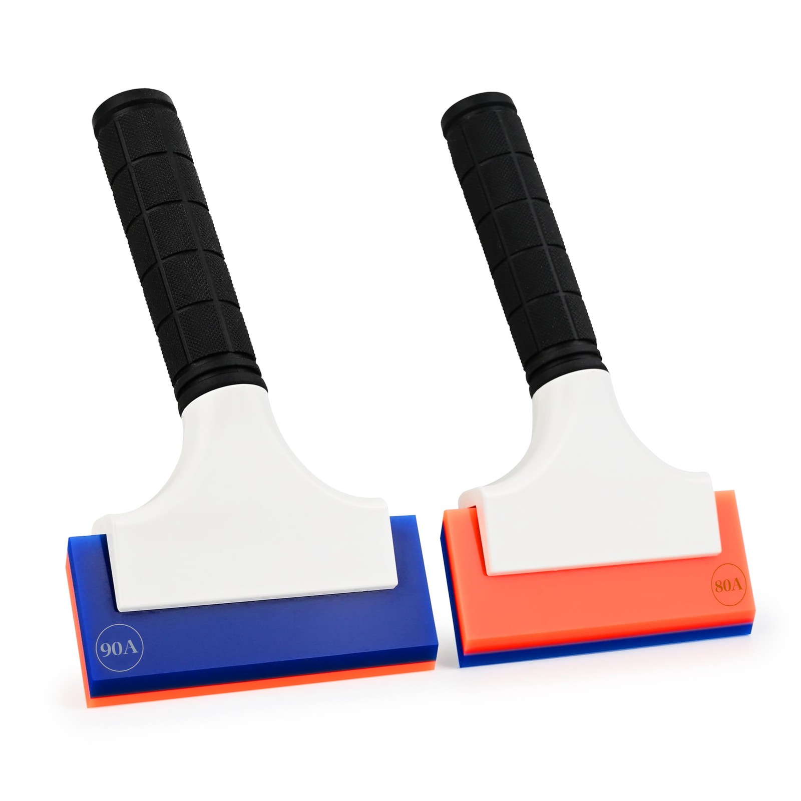 2PCS Double Edge Blade Small Rubber Squeegee 5-inch Handy Window Shower Squee…