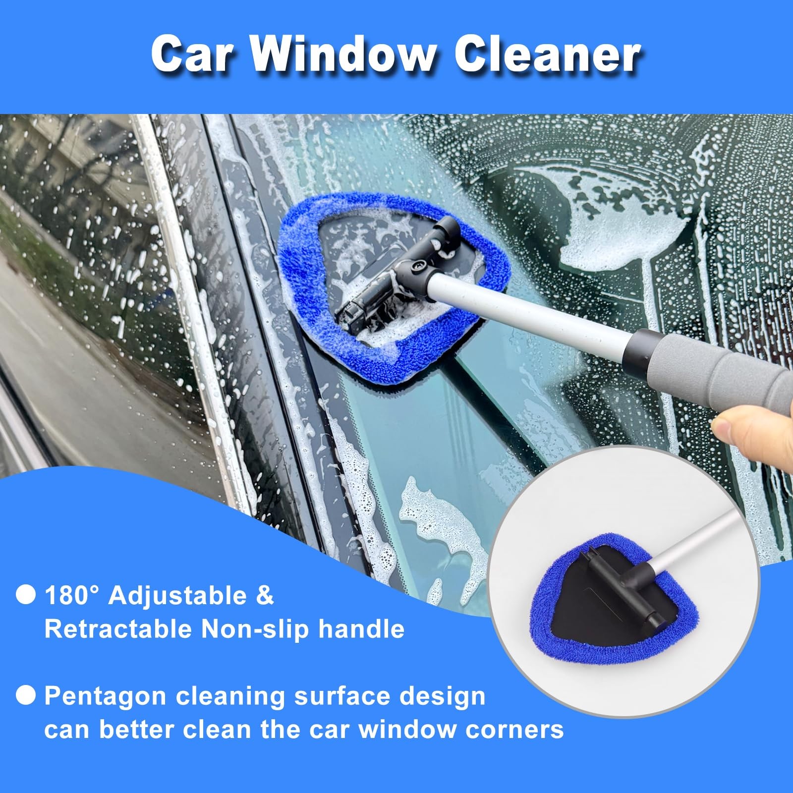 17pcs Car Detailing Kit Interior Cleaner, Car Interior Cleaning Kit with Hand…