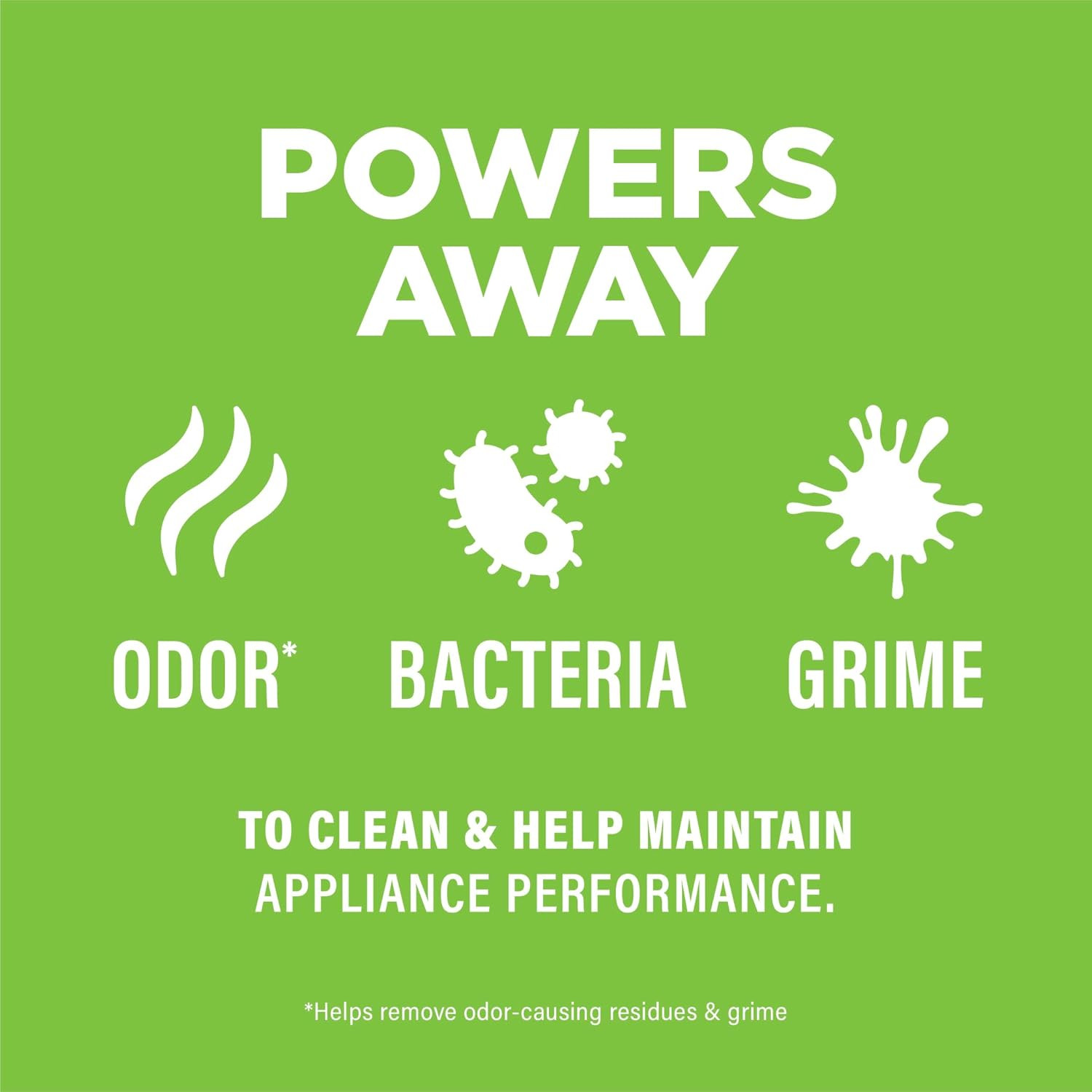Garbage Disposal Cleaner, Helps Power Away Odor Causing Bacteria, Debris & Grime