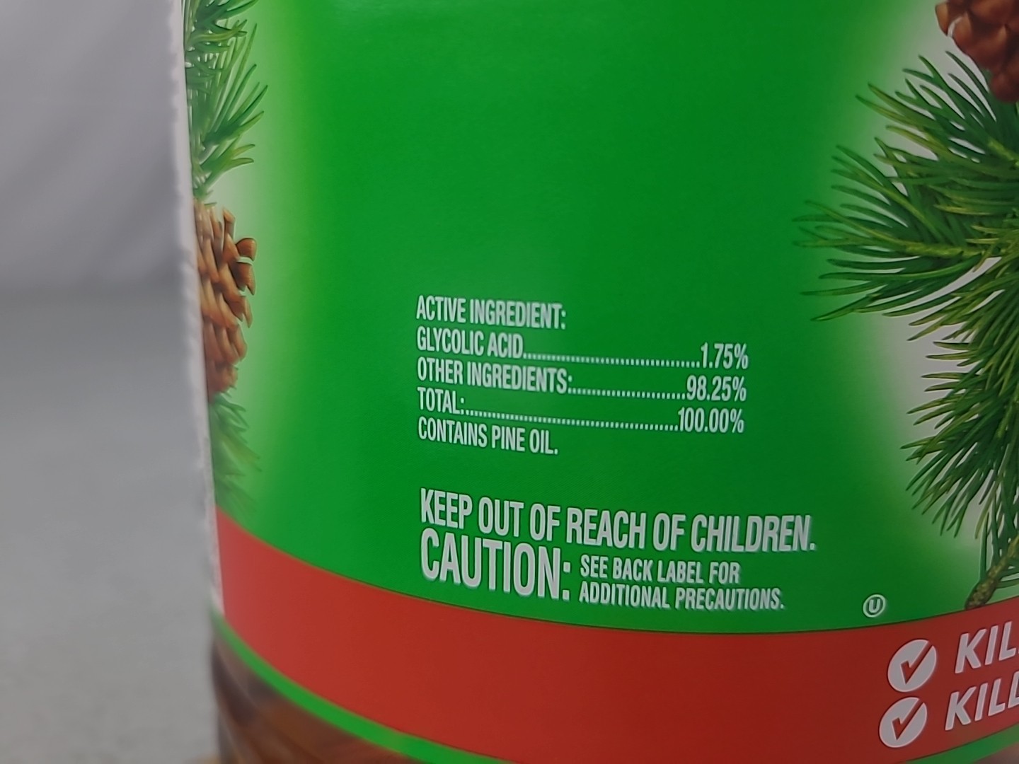 Pine Sol 100oz ORIGINAL Formula with PINE OIL Glycolic Acid Cleaner .
