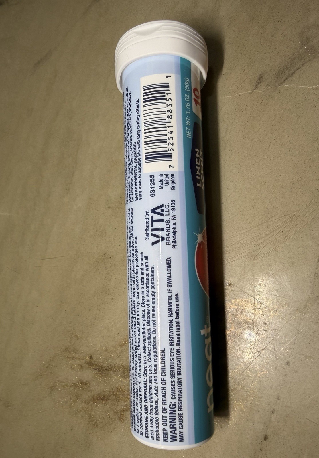 4x Neat Concentrated Bleach Tablets 40 Ct Total