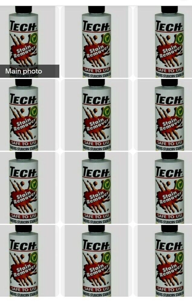 12 Tech No Scent STAIN REMOVER Liquid Multi Purpose Non-toxic Carpet Clothing