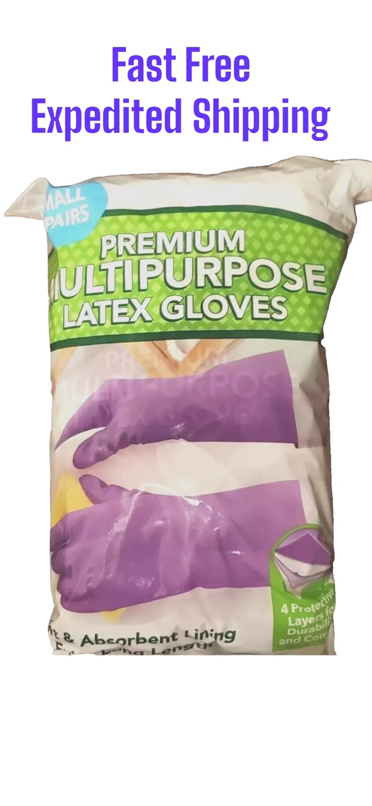 Clean Ones Premium Latex and Nitrile Multi-Purpose Gloves 9 pair SMALL