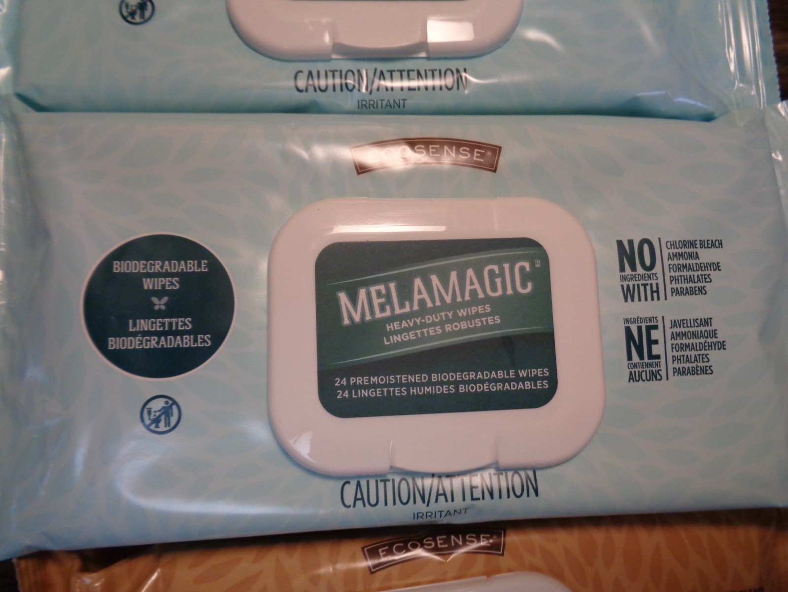 11 packages of Ecosense Melamagic & Rustic Touch Wipes lot !!!